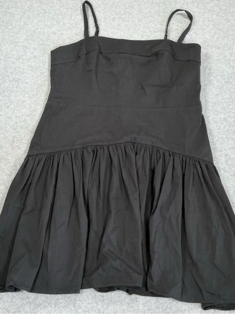 Abercrombie & Fitch | Dresses | Abercrombie Black Drop Waist Mini Dress ...